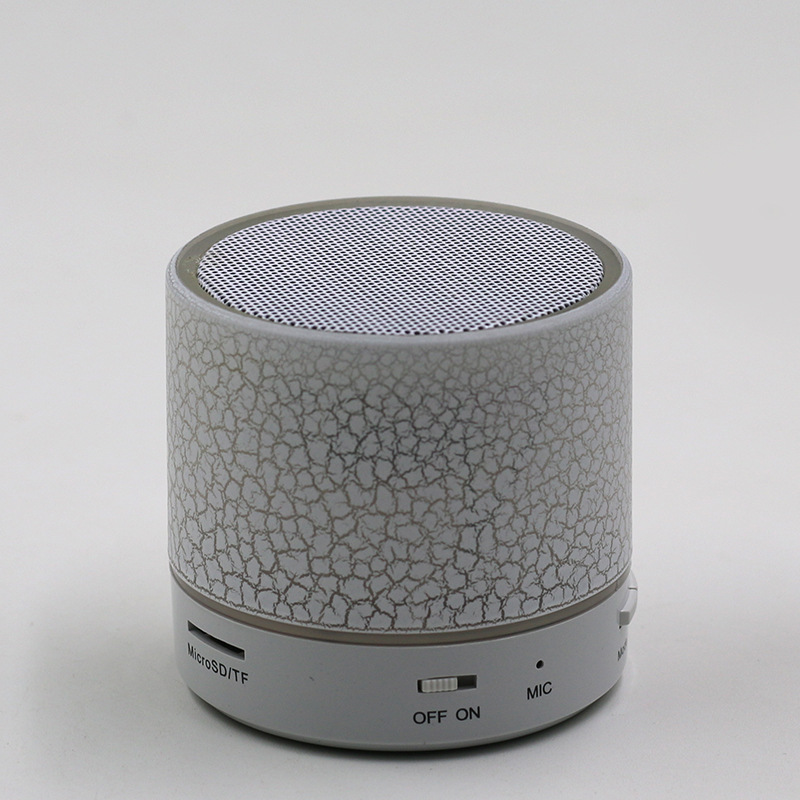 ไฟ LED ลำโพงพกพาขนาดเล็กไร้สายลำโพงแฮนด์ฟรีพร้อม TF USB FM ไมโครโฟน